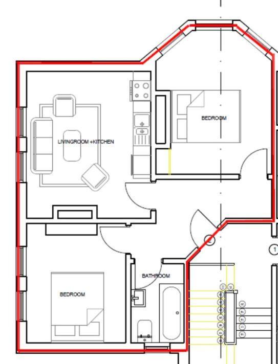 Flat-C, 4 Adults, 20 Mins To Beach, Netflix, Wifi, Sleeps 4 Adults Bournemouth Exterior foto